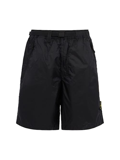 Stone Island: 带有弹性腰带的短裤