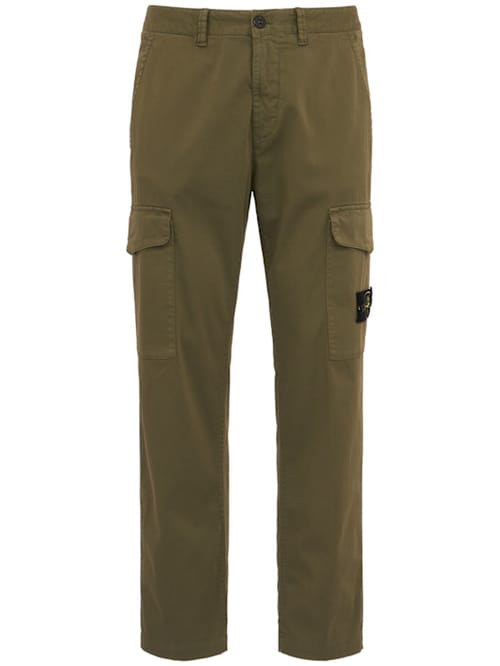 Stone Island: 直筒裤，侧口袋