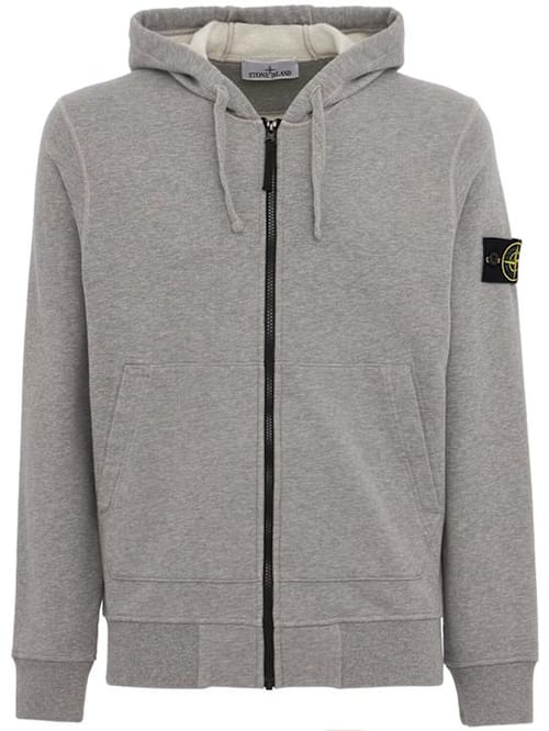 Stone Island: 拉链连帽衫