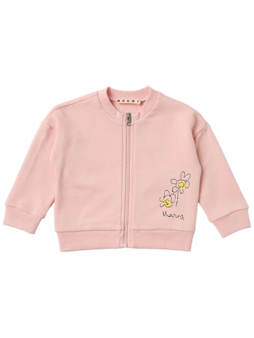 Marni Junior: 印花棉质卫衣