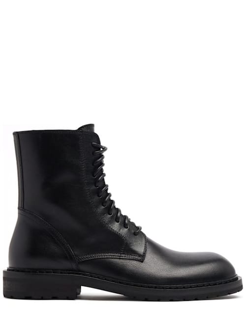 Ann Demeulemeester: 系带骑士风格 ankle boots