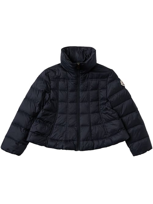 Moncler: Ayfer 方格缝制尼龙羽绒服