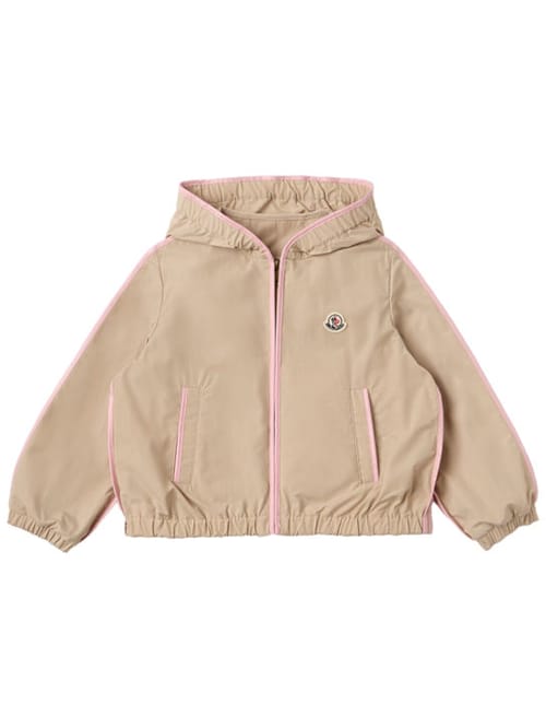 Moncler: 萨拉塞尼亚带帽科技夹克