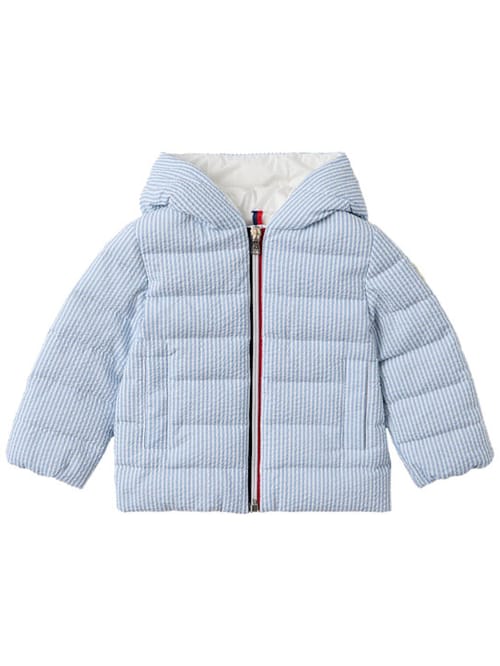 Moncler: Haluk 棉质皱纹羽绒服