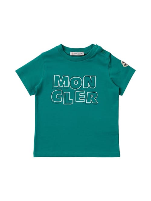 Moncler: 棉质logo T恤