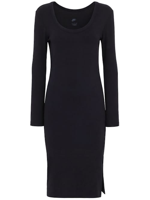 Nike: Ribbed midi dress with slit