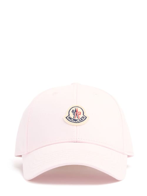 Moncler: 绣有标志的棒球帽