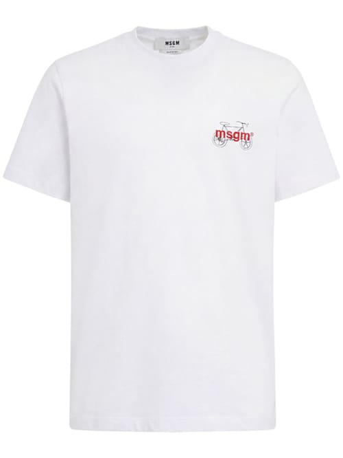MSGM: 图案印刷T恤