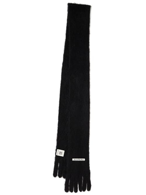 Acne Studios: 矩形围巾，带细节