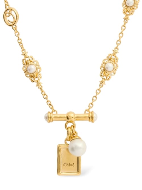 Chloé: 带吊坠和珠子的项链