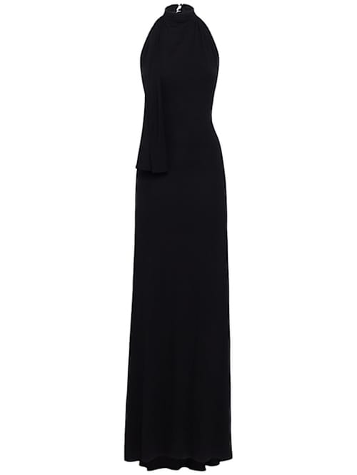 DIANA MILKANOVA: Draped jersey maxi dress