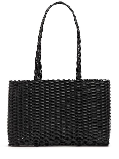 RAYAS COLLECTIVE: Shoulder bag with braided handle