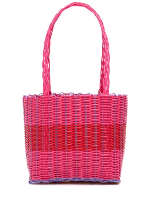 RAYAS COLLECTIVE: Handbag with rigid handle