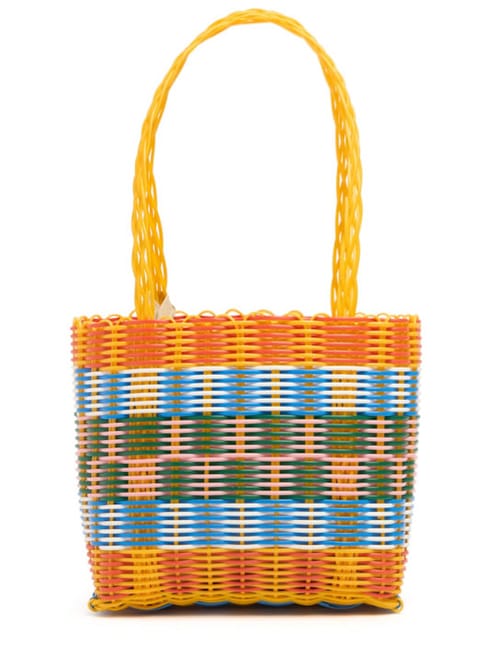 RAYAS COLLECTIVE: Rectangular handbag with handle