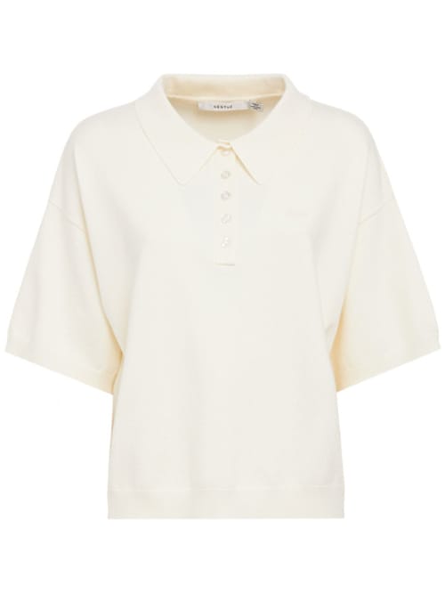 GESTUZ: 短袖领口 polo 衫