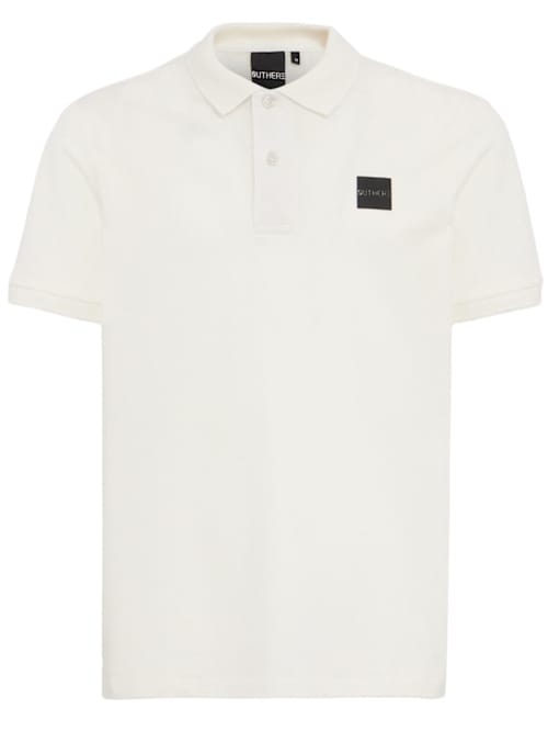 OUTHERE: 修身翻领 polo 衫