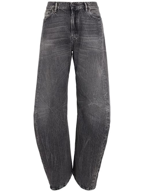Acne Studios: 高腰宽腿牛仔裤