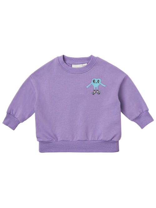 Mini Rodini: 印花棉质圆领卫衣
