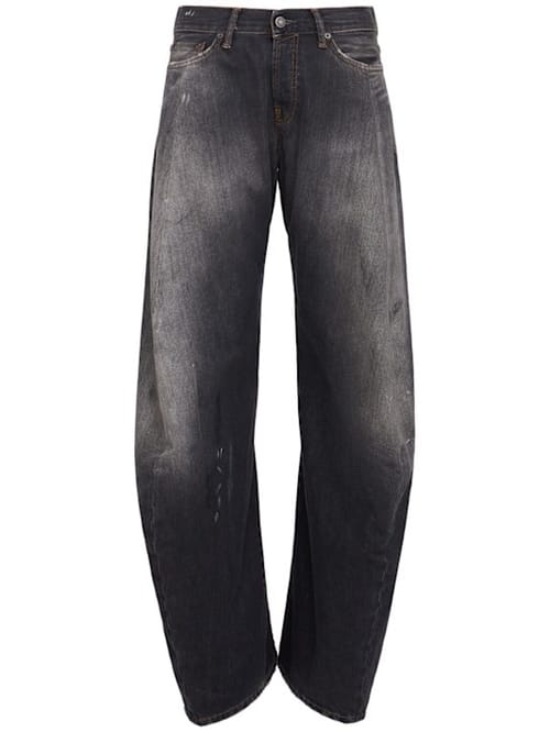 Acne Studios: 高腰宽松牛仔裤