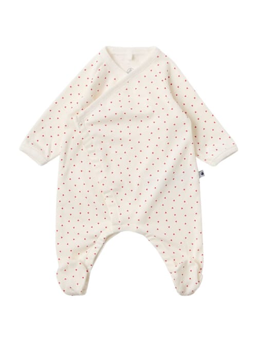Petit Bateau: 印花棉质针织连体衣