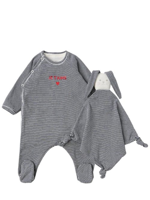 Petit Bateau: 印花棉质连体衣和婴儿服