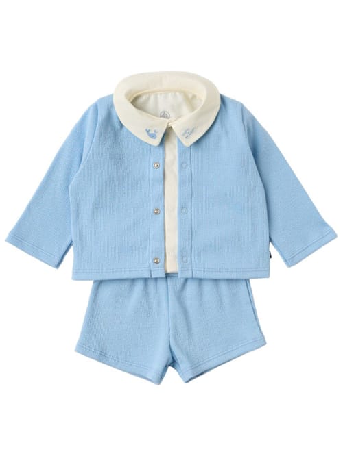 Petit Bateau: 棉质莫代尔T恤，开衫和裤子
