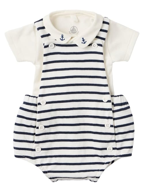Petit Bateau: 经典领口的工装裤
