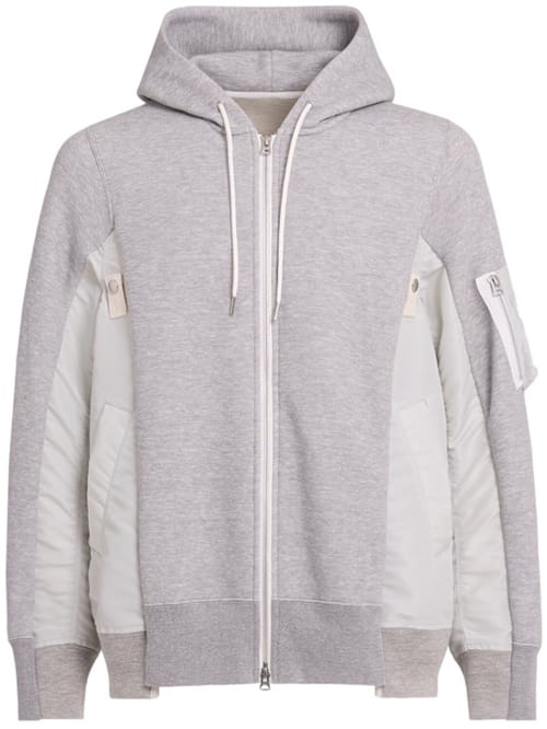 Sacai: 拉链卫衣