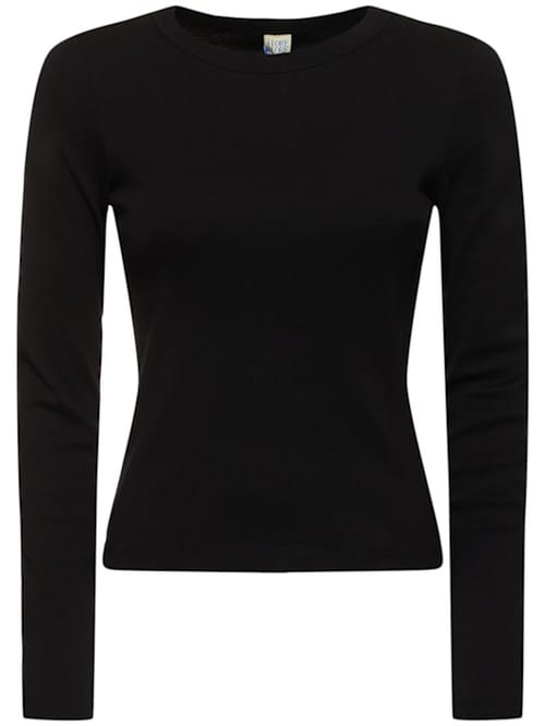 Flore Flore: 有机棉罗纹T恤Max Tee