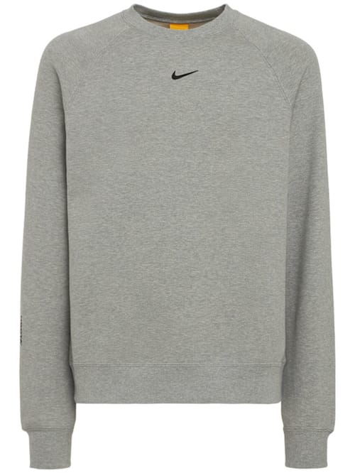 Nike: 带拉格兰袖的圆领卫衣