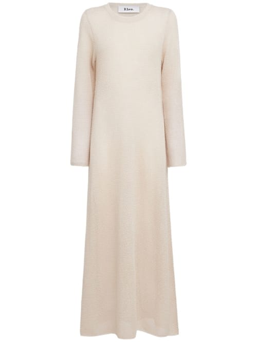 RHEA: Crocheted lyocell maxi dress