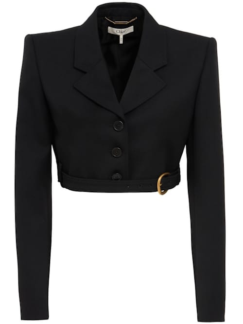 Chloé: 带腰带的短夹克