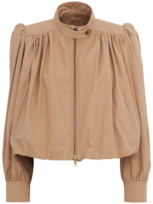 Chloé: 中央拉链短外套