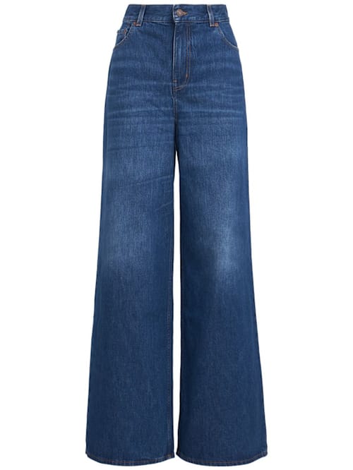 Chloé: 高腰宽腿牛仔裤