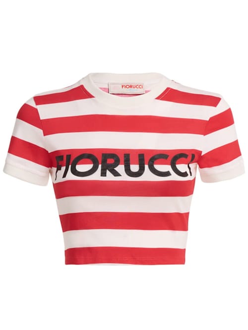 FIORUCCI: 条纹短款婴儿T恤