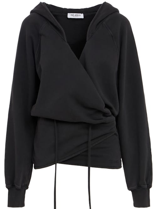 The Attico: Cotton hooded mini dress