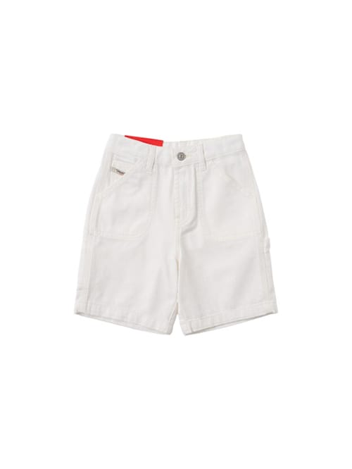 Diesel Kids: 棉质牛仔短裤