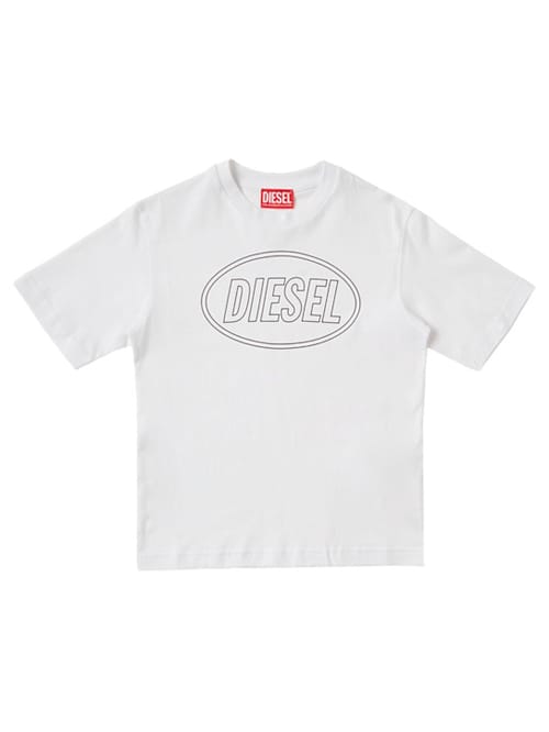 Diesel Kids: Logo 棉质 T 恤