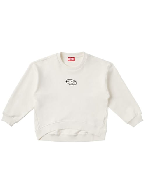 Diesel Kids: logo棉卫衣