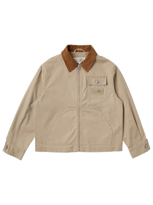 MM6 Maison Margiela: Cotton gabardine jacket