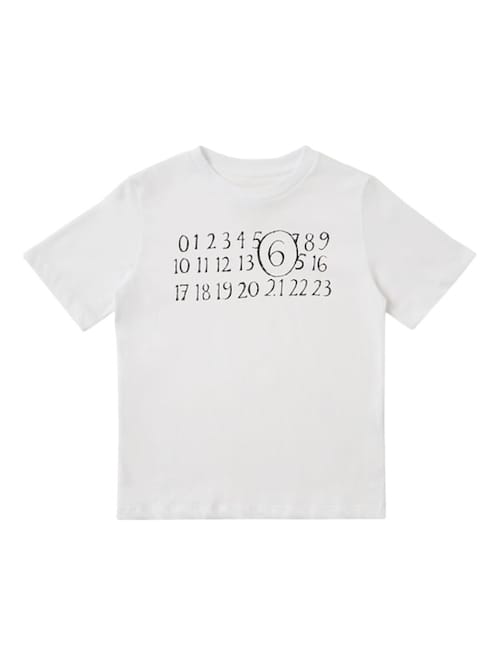 MM6 Maison Margiela: 棉质平纹针织T恤