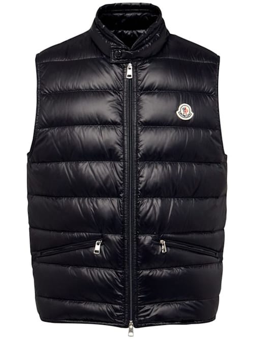 Moncler: 带拉链的夹克背心
