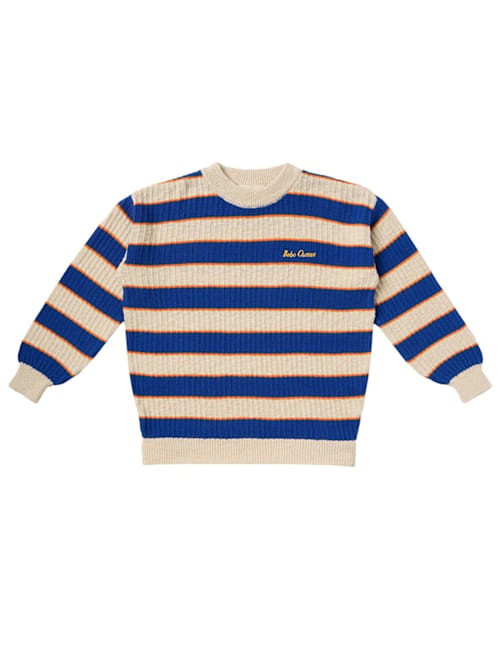 Bobo Choses: Maglione a coste a righe