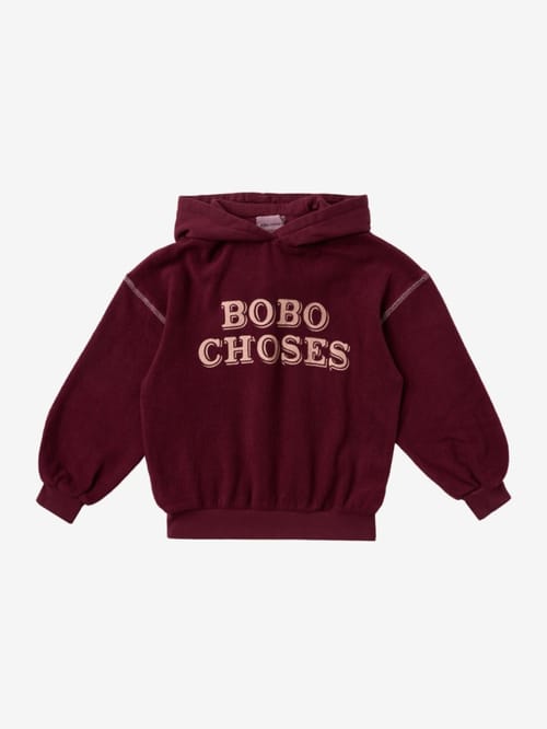 Bobo Choses: Organic cotton hoodie with embossed logo