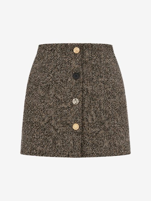 MSGM: Buttoned mini skirt