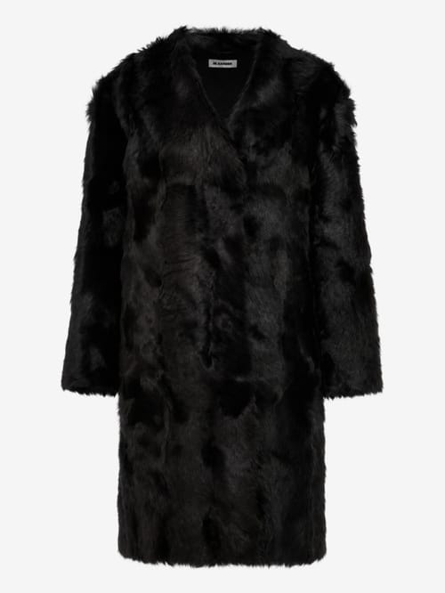 Jil Sander: Mohair coat with front fastening