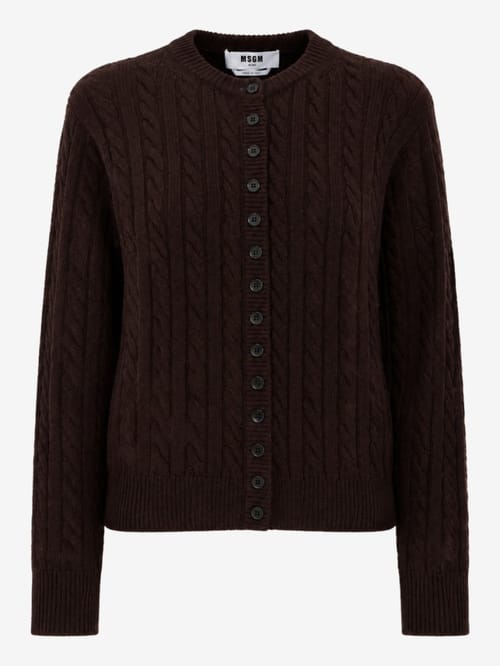 MSGM: Cardigan a trecce