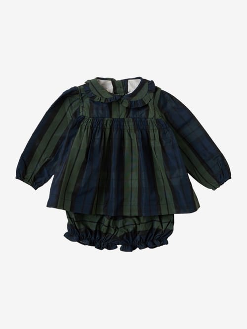 COSMOSOPHIE: checked shirt  shorts