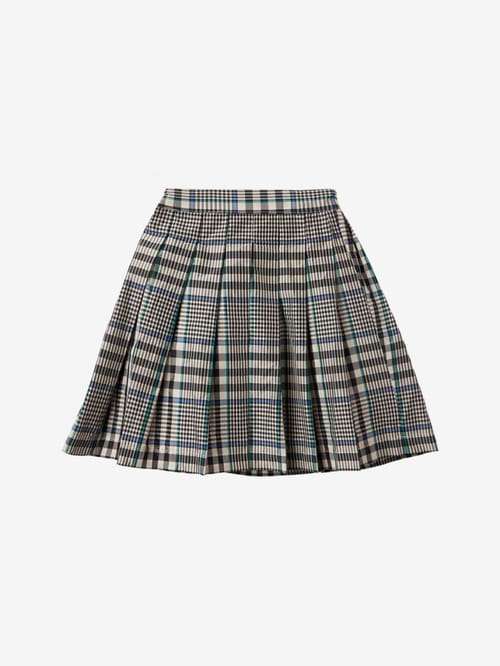 COSMOSOPHIE: Checkered skirt