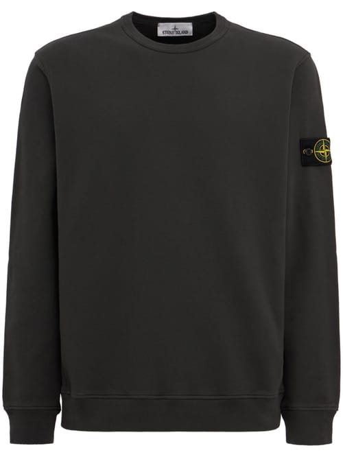 Stone Island: 棉质圆领卫衣